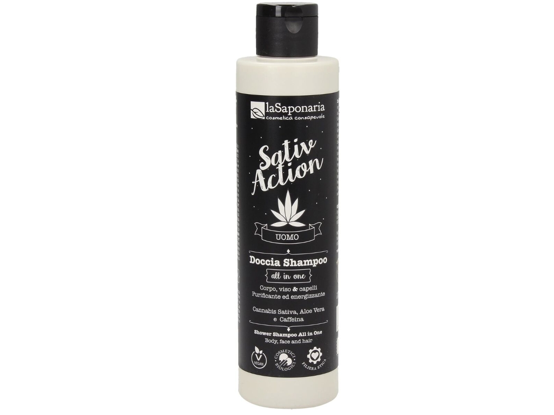La Saponaria - Shampoo De Banho Completo Sativ Action 200 Ml