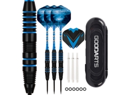 Conjunto De 3 Flechas De Aço Profissionais De 22g Na Cor Azul