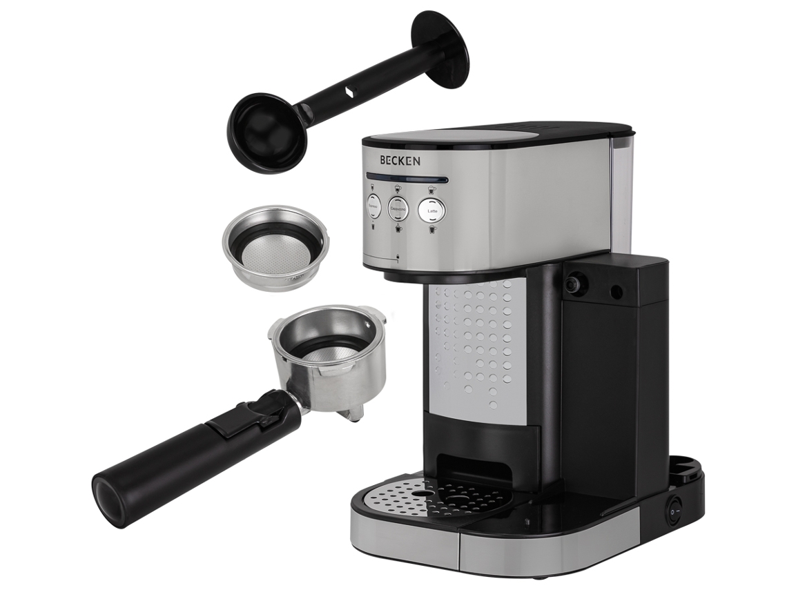 Máquina de Café Manual BECKEN BECM4567 (15 bar - Café moído)