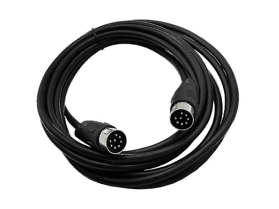 Cabo Adaptador de Áudio com Pinos Din Macho para Monitoramento Computadores Veiculares e Televisores. AQUAFORGE