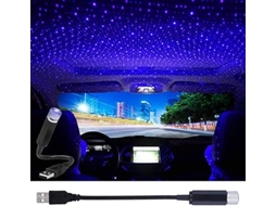 Projetor De Estrelas Usb Com Luz Noturna, Luzes Teto Para Carro, Iluminação Interna Romântica Portátil E Ajustável Noturna Portáti Aquaforge