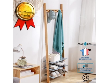 Cabide Cabide de parede Arrumação de vários níveis Prateleira Sala de estar Quarto Nordic minimalista Cabide Cabide em CONFOZEN