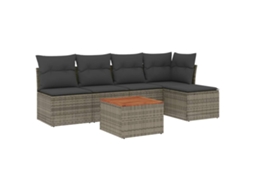 Garden Sofa Set, Garden Sofa Sets Vidaxl Cinzeto Rattan / Vime (n/a)