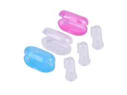 Escova Dedo Silicone Bebê LAXISCREED com Capa