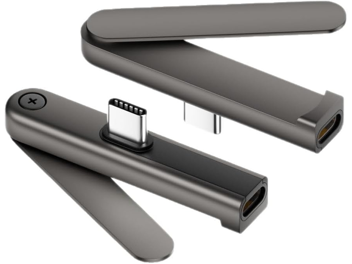 Adaptador De Carregador Dobrável Tipo C Para Celular, Pd 240w, Usb-c