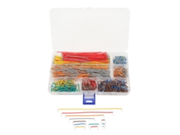 840pcs Cabo Jumper Flexível para Protoboard com Caixa de Armazenamento
