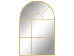 Espelho Metal e Vidro Cor Dourado 60x2x91 cm Homcom