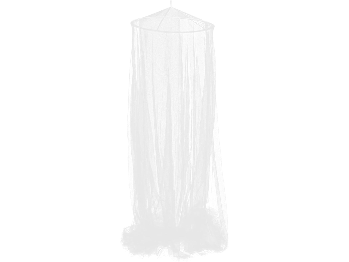 Mosquiteiro Circular Branco De Poliéster Para Cama, Fácil De Instalar E Suave Para A Pele, Ideal Para Presentes De Natal