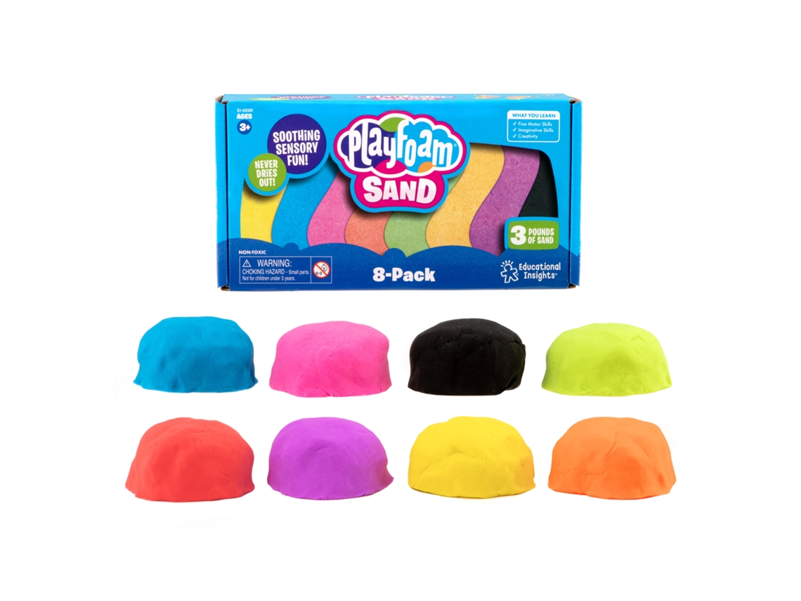 Recursos De Aprendizagem Playfoam® Sand Pacote Com 8 Unidades Learning Resources