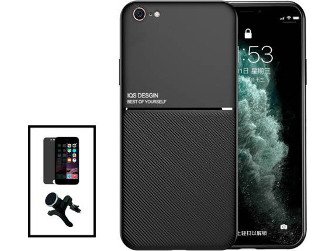 Kit Capa Magnetic Lux iPhone SE 2022 PHONECARE Preto