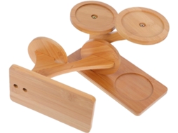 Suporte Para Vasos De Bambu De 2 Peças Para Escritório E Varanda, Prateleira De Vários Níveis, Supor