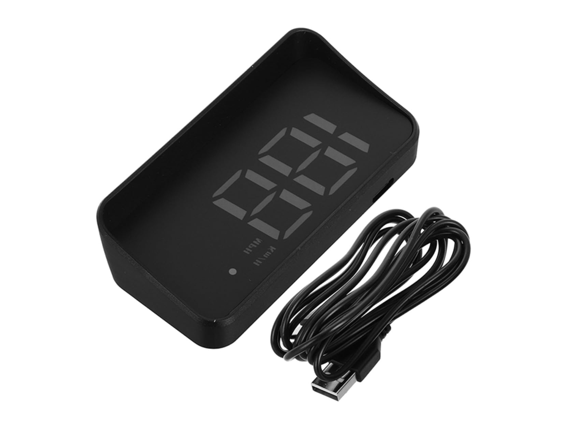 Velocímetro com tela LCD revestida em tecido e visor verde para painel de instrumentos.