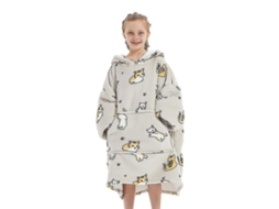Fasst sudadera Manta Oversize para Niños Suave Y Cálida Con Capucha de Peluche
