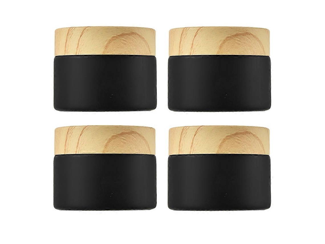 Potes De Vidro Para Maquiagem, Potes Para Amostras De Cosméticos, Dispensador Portátil De Creme Pequeno, Conjunto Com 4 Unidades.