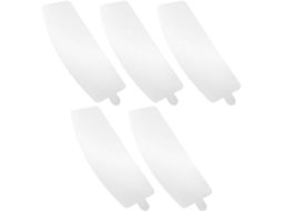 Conjunto de 5 Lentes Externas Brancas para Proteção Contra Jateamento de Areia, em Pvc, com 0,1 Mm de Espessura e Removíveis. SFUSHOS