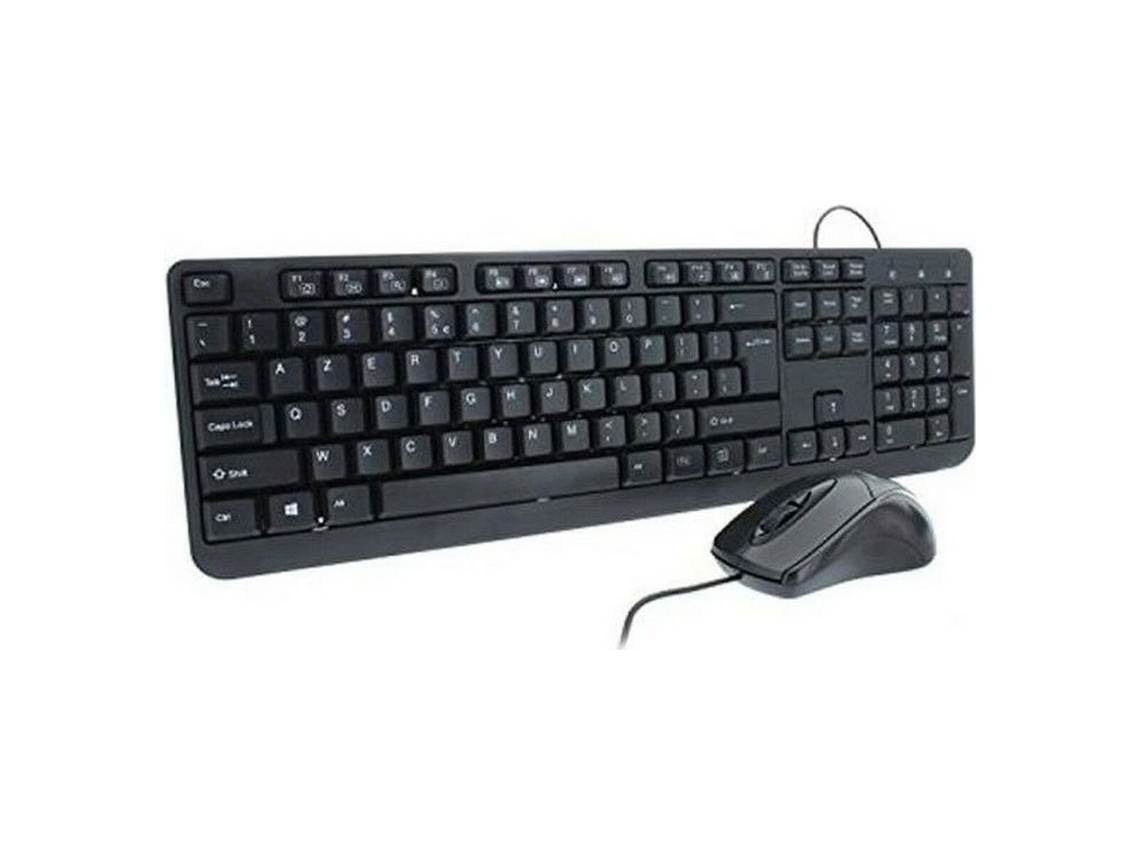 Teclado e Rato MOBILITY LAB Ml309415 Preto Azerty