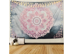 Tapestry Mandala Rosa Bohemia Hippie Floral Medallion Para Dormitorio De Alta Calidad