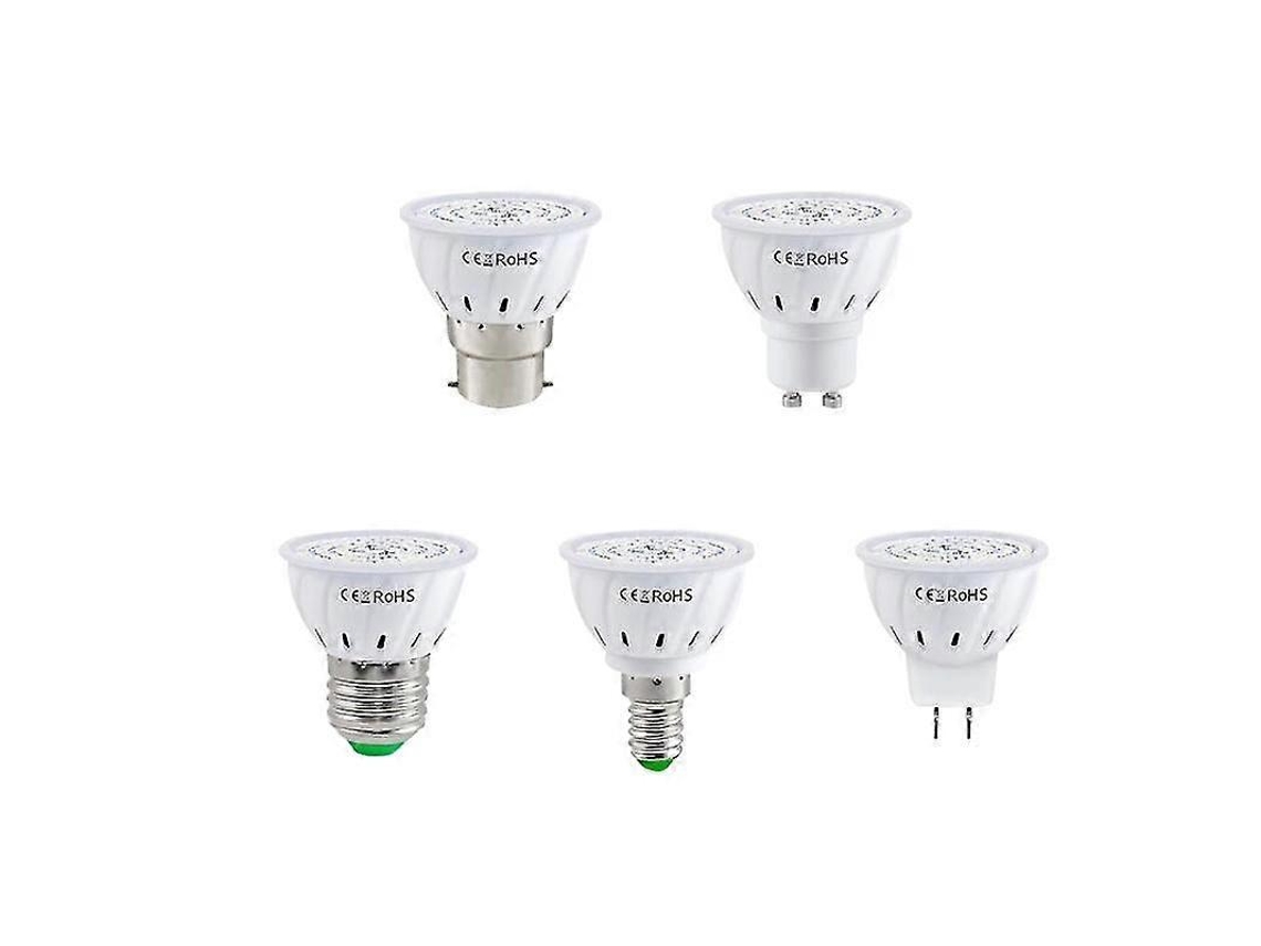 Lâmpada Led Para Cultivo De Plantas De Interior Iluminação De Jardim De Espectro Completo Com 80 Leds Gu10 Aquaforge
