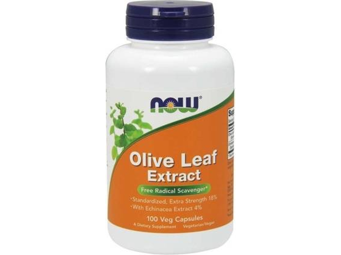 Suplemento Alimentar NOW Extrato De Folha De Oliveira (100 cápsulas vegetais)