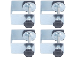 Grampo De Instalação Frente Gaveta Hyuduo, Grampo De Montagem Frente Gaveta Galvanizado, Pacote Com 4, 2, 0mm De