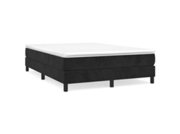 Box Spring Bed Frame, Box Spring Bed Frames Vidaxl Preto Veludo (140 X 190 Cm)