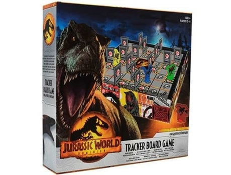 Jogo de Mesa Shuffle MC JURASSIC WORLD TRACKER + 6 Anos