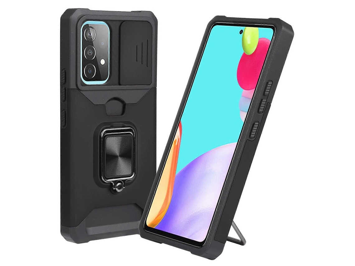 Capa Para Samsung Galaxy A53 5g Com Design De Tampa Deslizante Para Câmera, Feita Em Pc + Tpu Resistente A Impactos.
