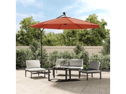Vidaxl Tecido De Substituição P/ Guarda-sol Cantilever 350cm Terracota