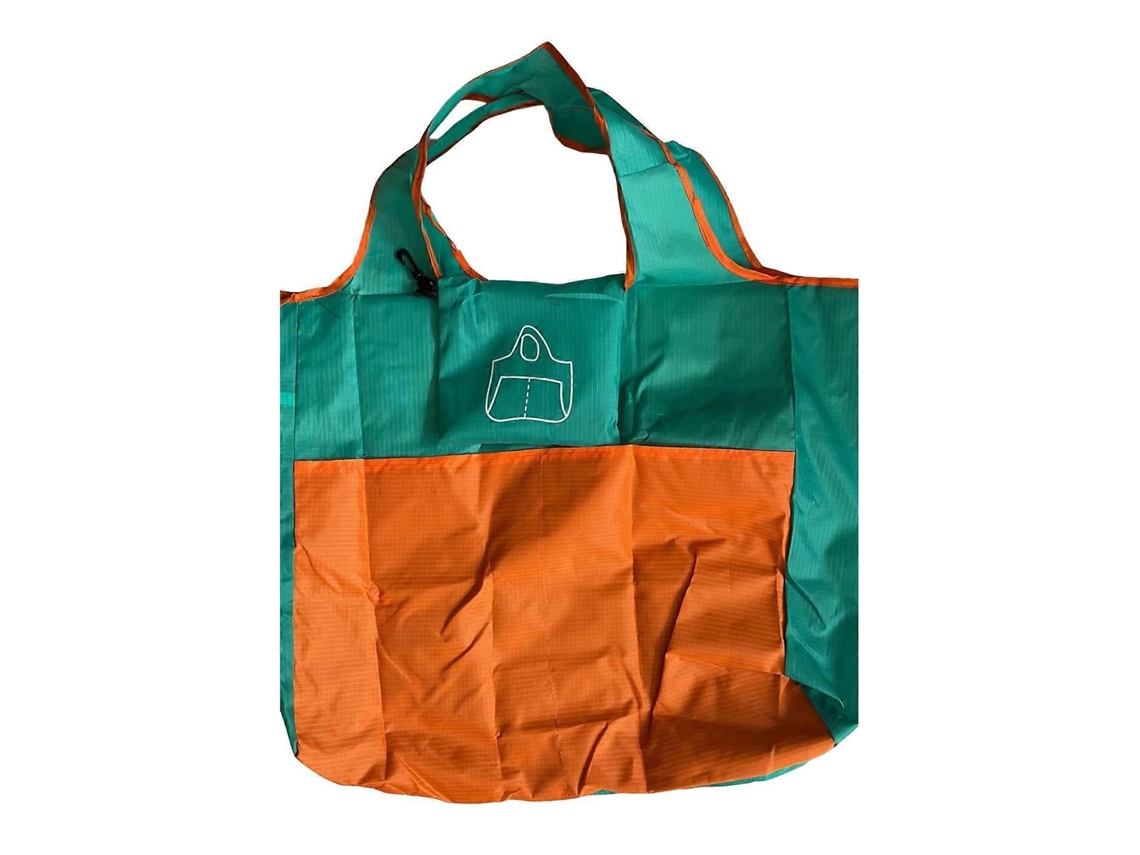 Sacola de Compras Dobrável, Reutilizável, para Viagens e Compras em Geral, com Costura Reforçada, Alças Resistentes e Grande Capacidade. GOKOCO