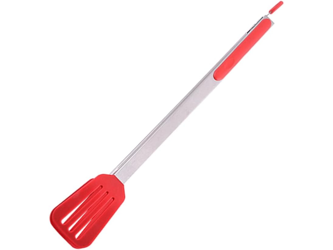 Pinça De Silicone Resistente Ao Calor Com Cabo Antiderrapante Para Churrasco, Cozinha E Grelha Multiuso Para Bifes