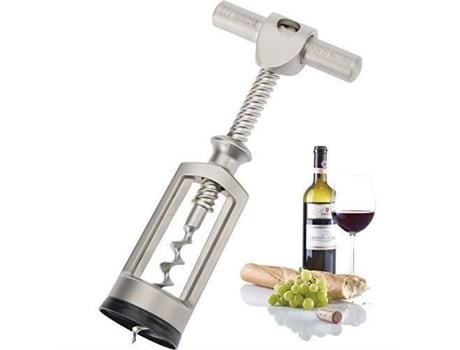 62555580 Chianti Parafuso Saca Rolhas Noble Matte Finish, Metal, Prata, 15,5 Cm Monopol