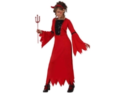 Fantasia De Diabinha Com Glitter Para Criança Halloween