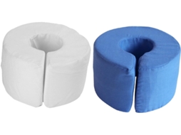 Suporte Para Tornozelo E Pulso, Almofada De Esponja Azul, Design Aberto, 2 Peças, Suporte Para Paciente E Auxílio Na
