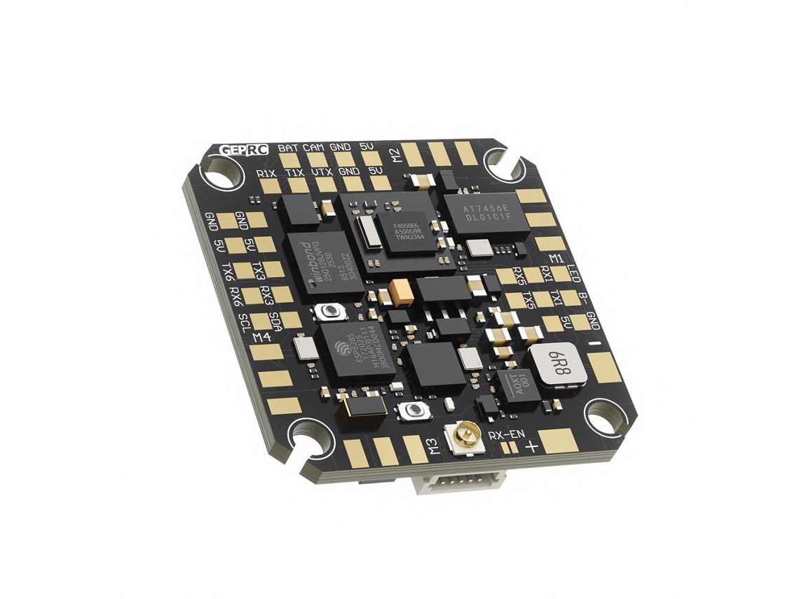Placa Configuração Tipo c 25.5x25.5mm Geprc Taker F405 20a Elrs 2 4s Aio F405 Icm42688p Fc Bluejay 20a Esc para Micro Drone Fpv 1.6 2.2" MDUG