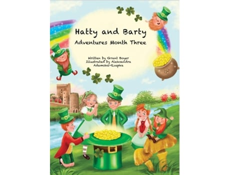 Livro Hatty and Barty Adventures Month Three Large Picture Edition de Grant Boyer (Inglês)