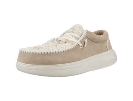 Sapatos De Mulher Hey Dude Wendy Comf Crochet Castanho (39)