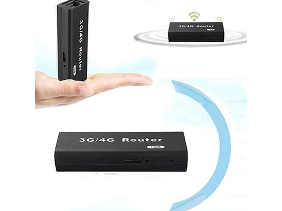 Mini Enrutador Inalámbrico Portátil 3g/4g Wifi, Punto De Acceso, Cliente, 150 Mbps, Rj45, Usb