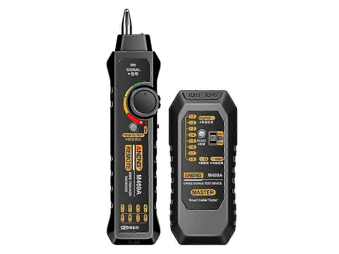 M469a Network Cable Finder Tester Rj45 Rj11 Anti Interference Lan Tester