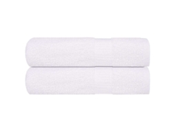 Vidaxl Toalhas De Mãos Frogn 2 Pcs 50x100 Cm 360 G/m² Branco