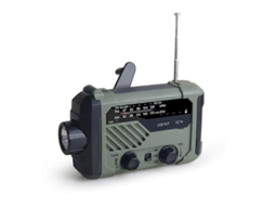 Rádio de Emergência, Manivela, Solar, Meteorológico para Caminhadas e Ao Ar Livre GOKOCO
