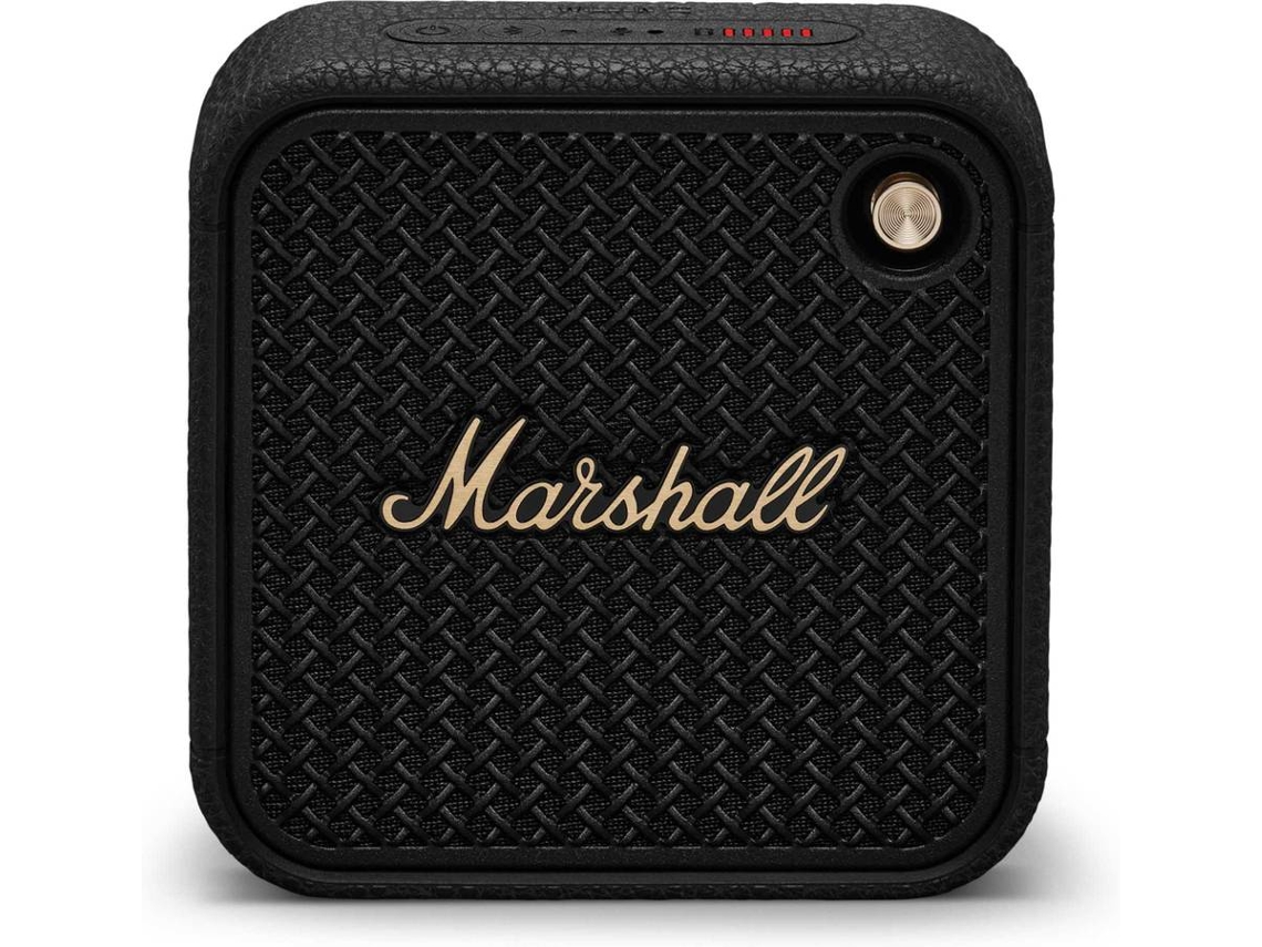 Coluna Bluetooth Marshall Willen II Black'n Brass (Autonomia: 17 horas - Preto)
