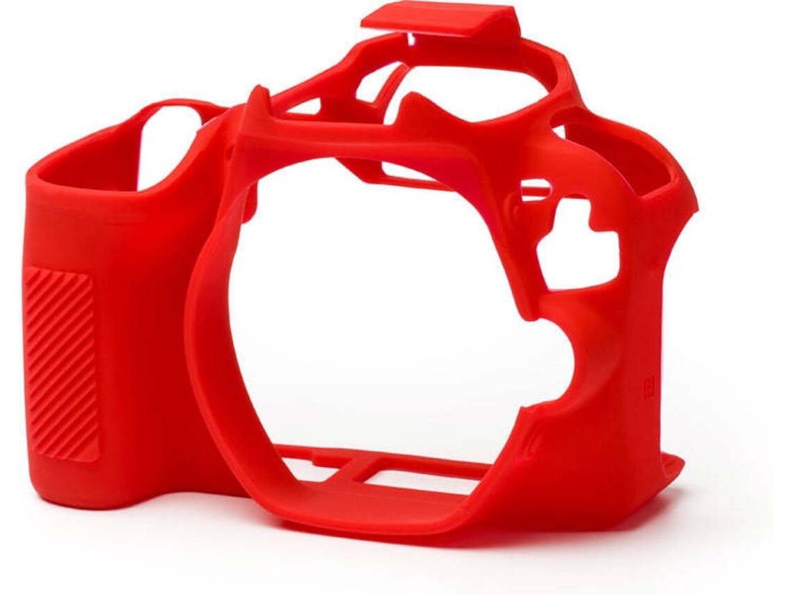 Capa de silicone EASYCOVER Canon 200D/SL2 Vermelho