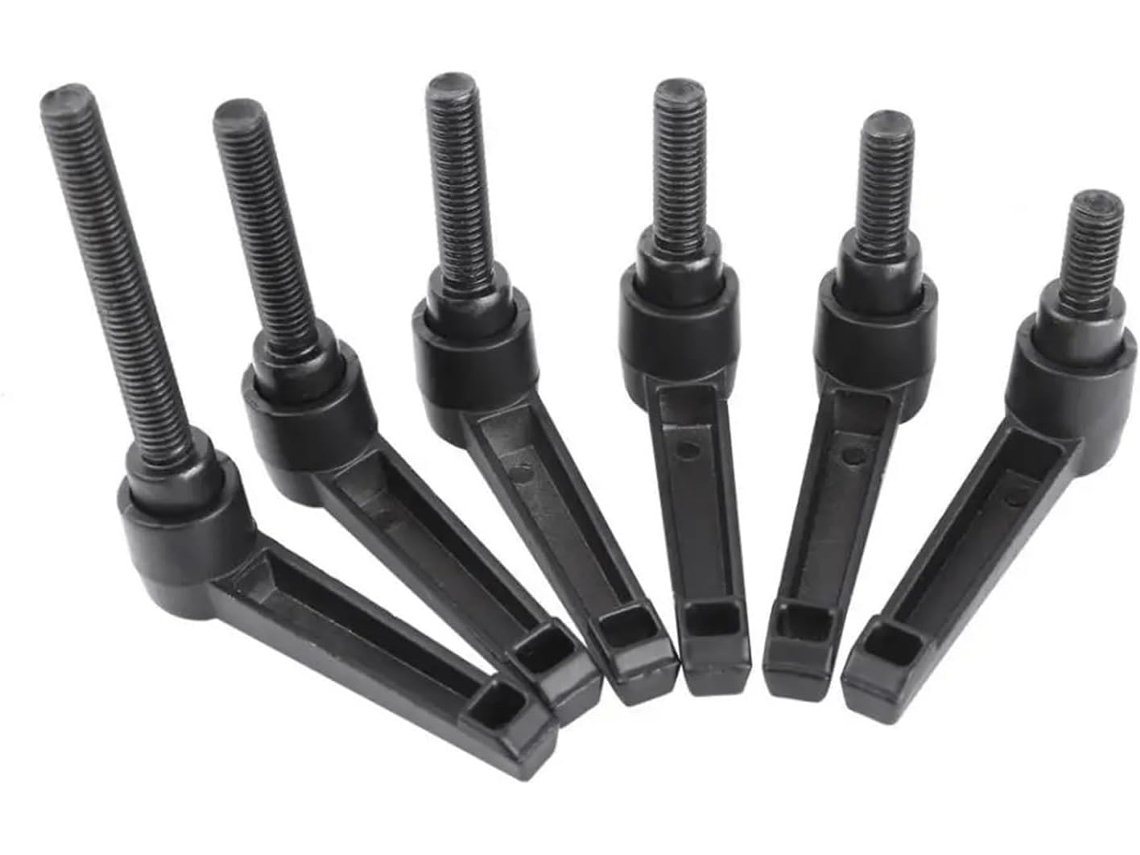 1 Peça Alavanca De Fixação M8 16mm A 60mm Para Máquinas, Alça Ajustável, Trava Com Rosca Externa Macho, Parafusos