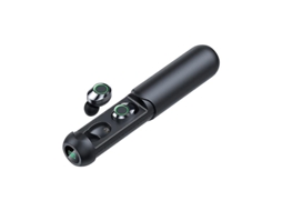 Fones De Ouvido Sem Fio Bluetooth, Fones De Ouvido Intra Auriculares Tws Com Visor Digital Removível, Formato Alongado. Ly Ebike