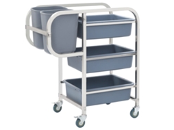 Vidaxl Carrinho De Cozinha Com Recipientes De Plástico 82x43,5x93 Cm