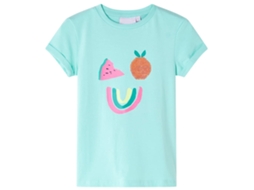 T-shirt Infantil Menta-claro 140