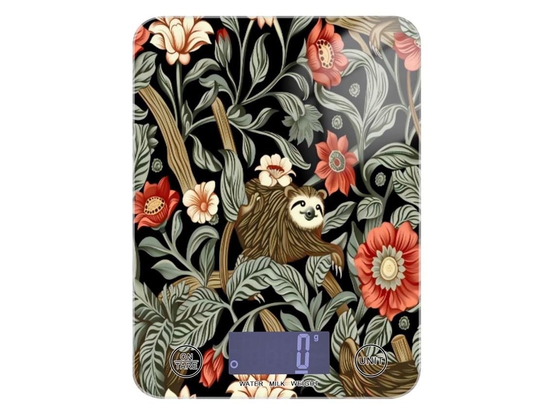 Balança Digital De Alimentos William Morris Design 11lb, 5kg 5g, Balança Inteligente Café Com 4 Contagens