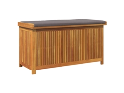 Cushion Box, Cushion Boxes Vidaxl Marrom Madeira De Acácia (113 X 50 X 60.5 Cm)