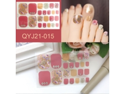 Adesivos De Unhas Para Pé Com Designs Fashion Decorativos Para Mulheres E Meninas - Arte De Unhas Waterproof