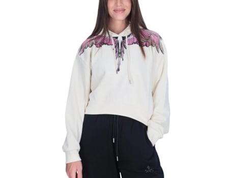 Suéter feminino de algodão marrom-leite County of Milan (tamanho XS)